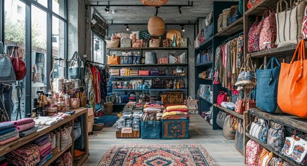Comprar artesanías - Interior de las tiendas de artesanía con productos elaborados por artesanos en uno de los mejores lugares para comprar artesanías en Madrid