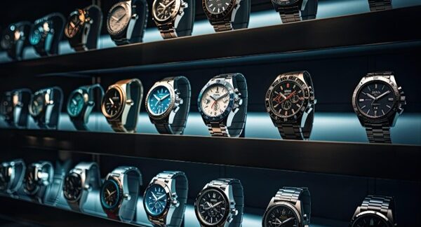 Tiendas de relojes - Exhibición de relojes hombres y reloj mujer en una de las mejores tiendas de relojes de Madrid