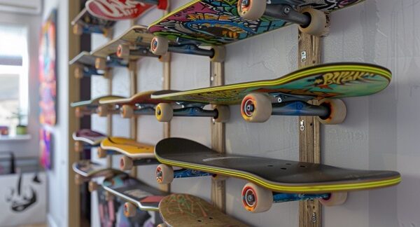 Tiendas de skate - Interior de una tienda de patinetes y skates reconocida como una de las mejores tiendas de skate de Madrid