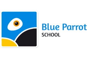 Logo Blue Parrot School Madrid