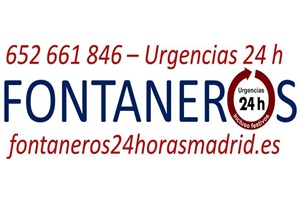 Fontaneros urgentes - Logo Fontaneros 24 Horas Madrid